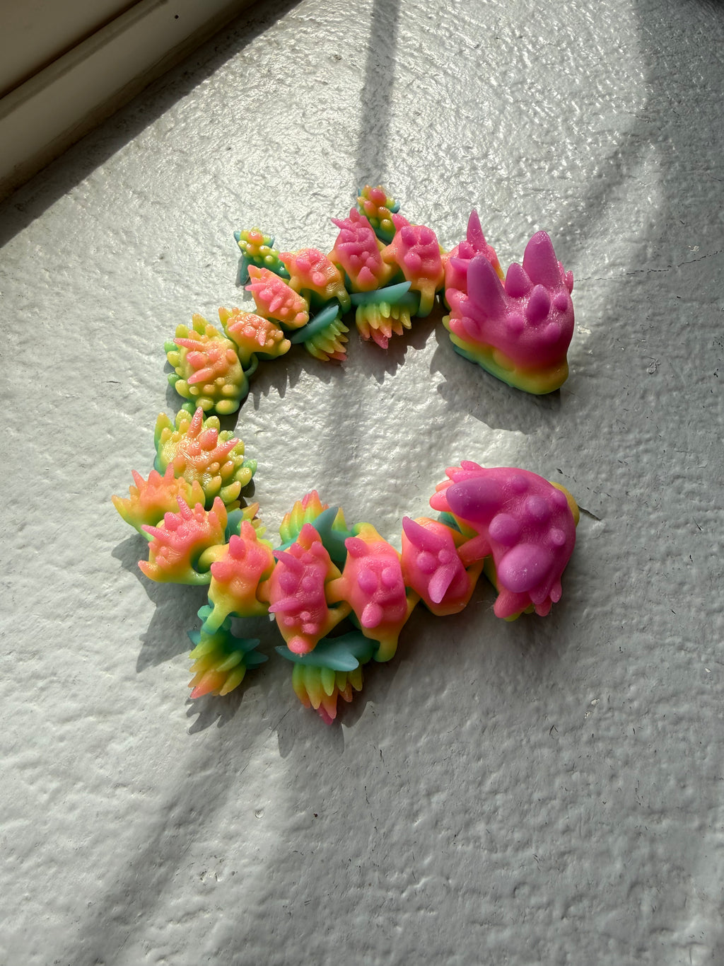 Mini Glow In Dark Baby Dragon Flexi