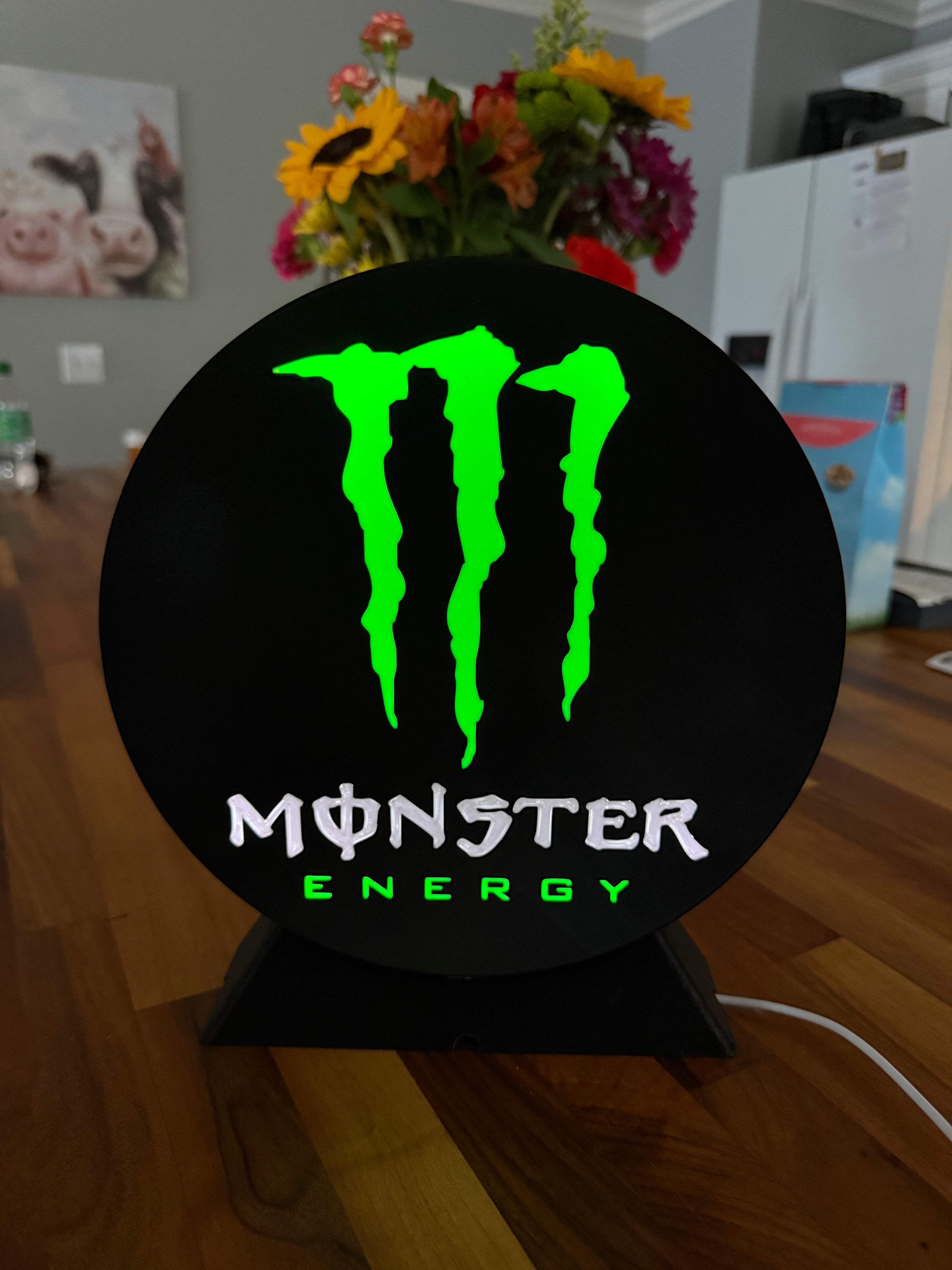 Monster Energy Light Box