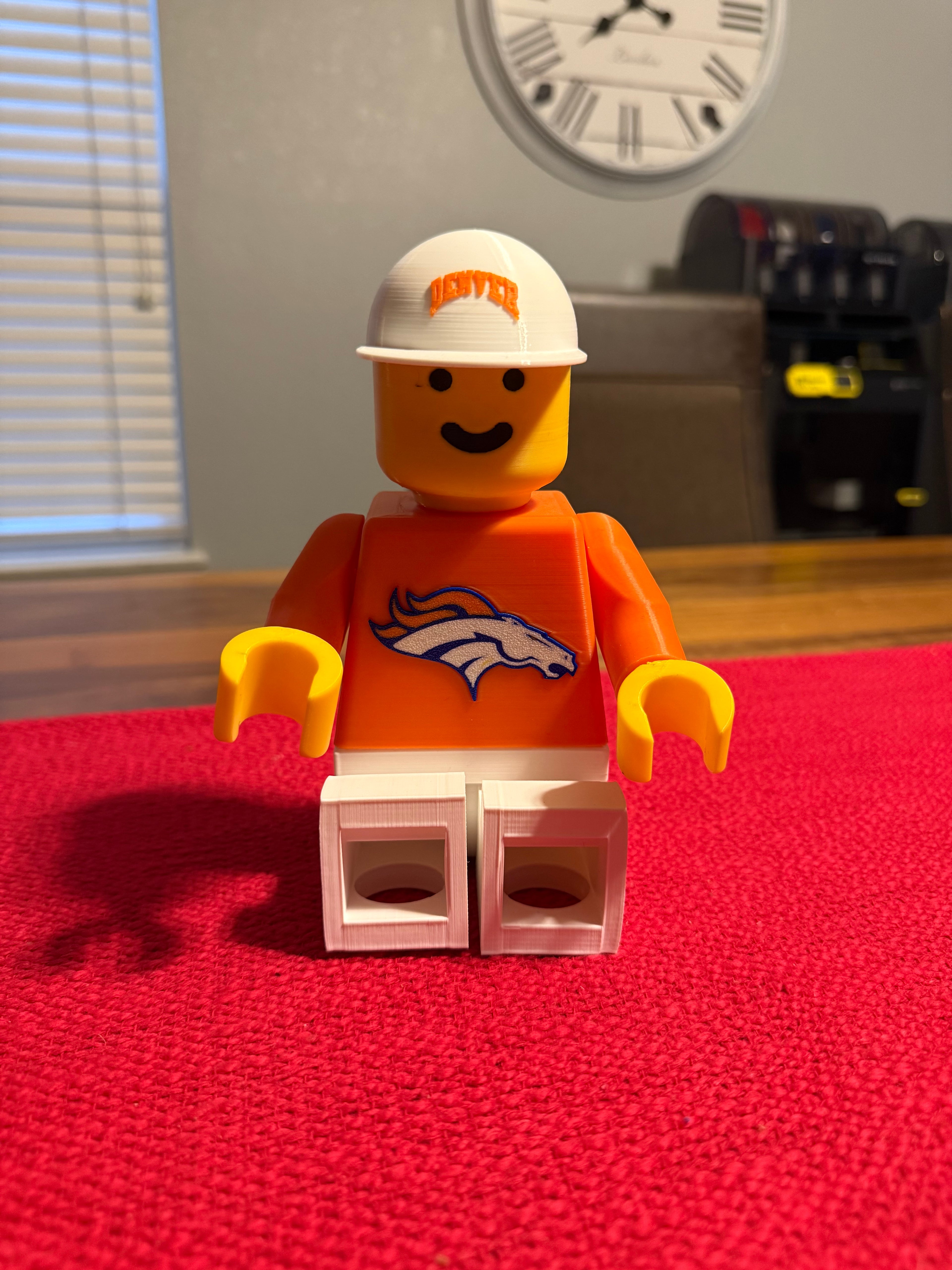 Denver Broncos Brick Man
