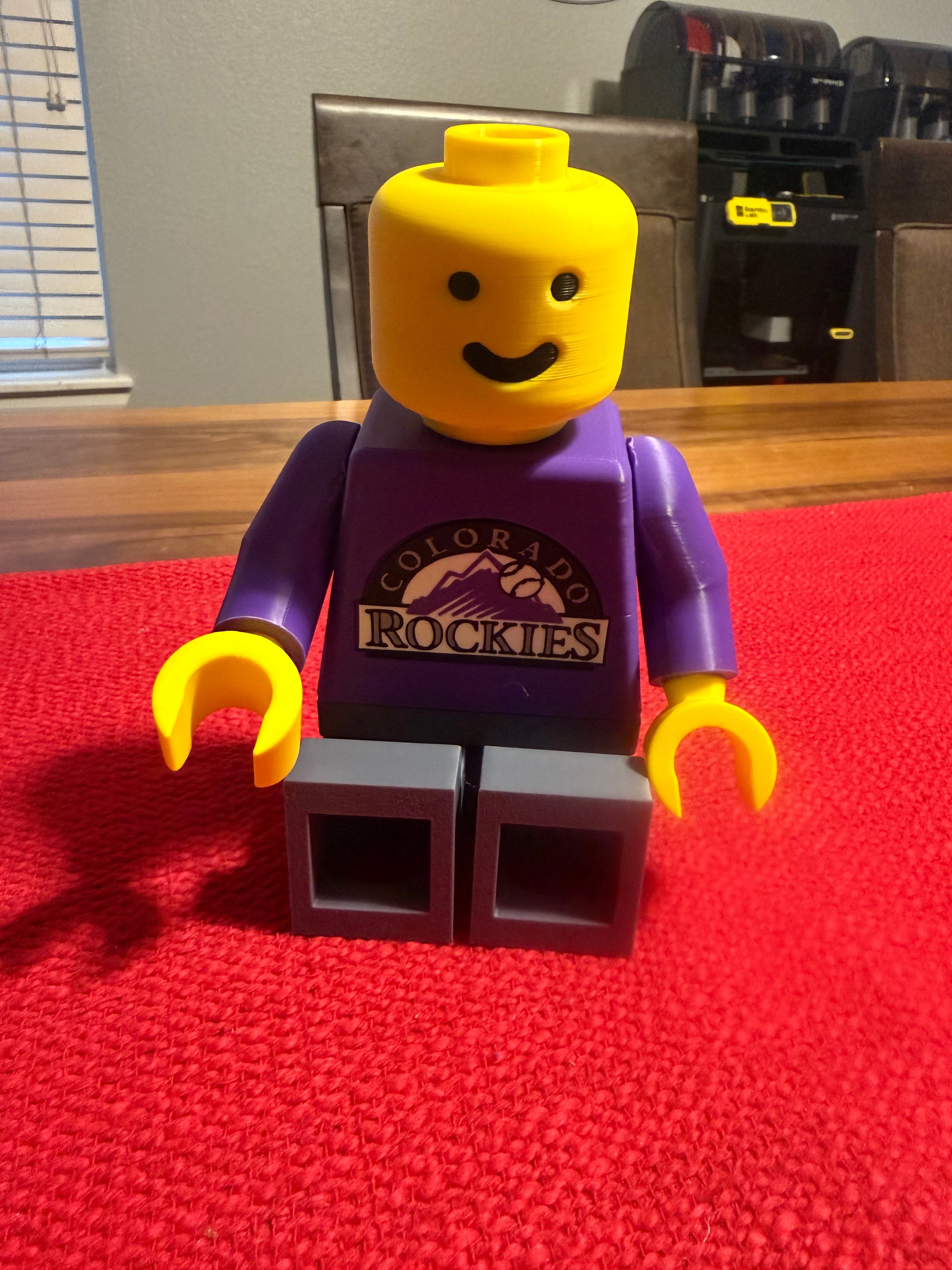 Colorado Rockies Brick Man